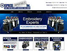 Tablet Screenshot of expressimprintables.com